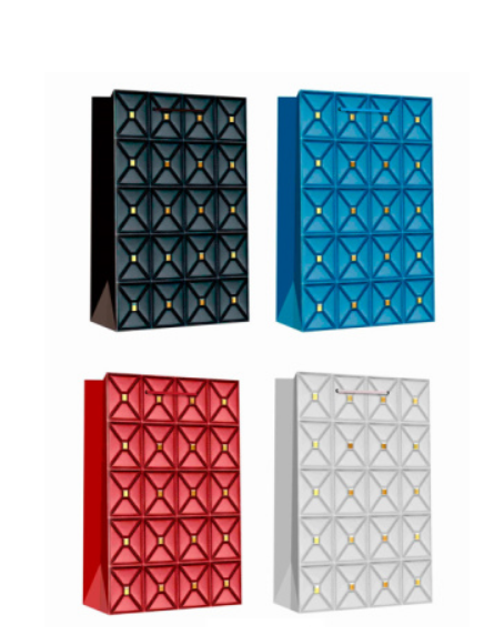 Пакет подарочный, Строгий узор, 18х10х23см,  AR-6223