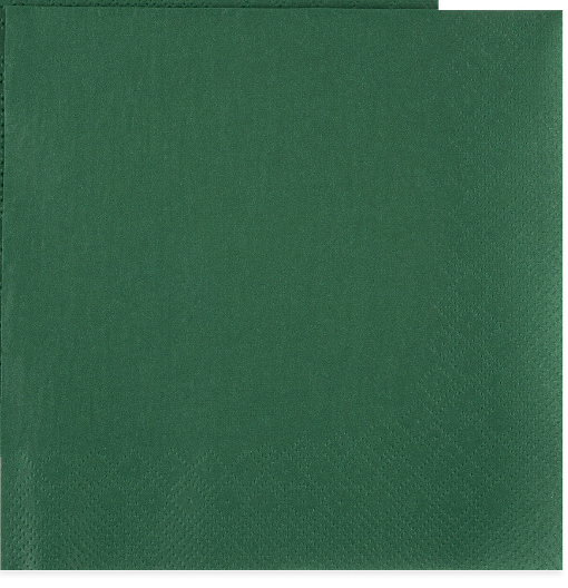 Сервировочные салфетки, Однотонные, Зеленый, 33х33 см, 20 шт, 26611 н-й