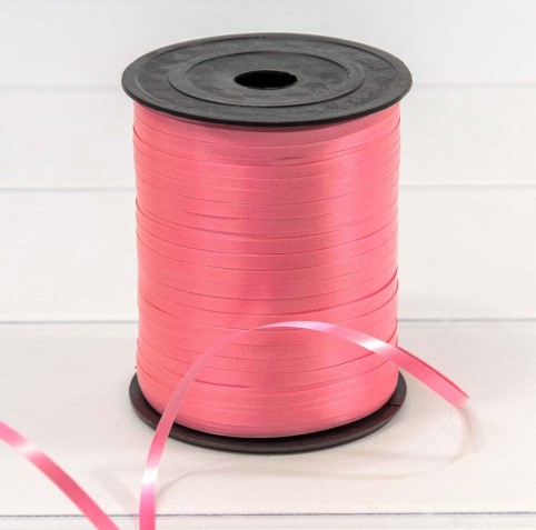 Лента Полипропилен (бобина) 0,5 см х 500 ярд Коралловый, 500581;14