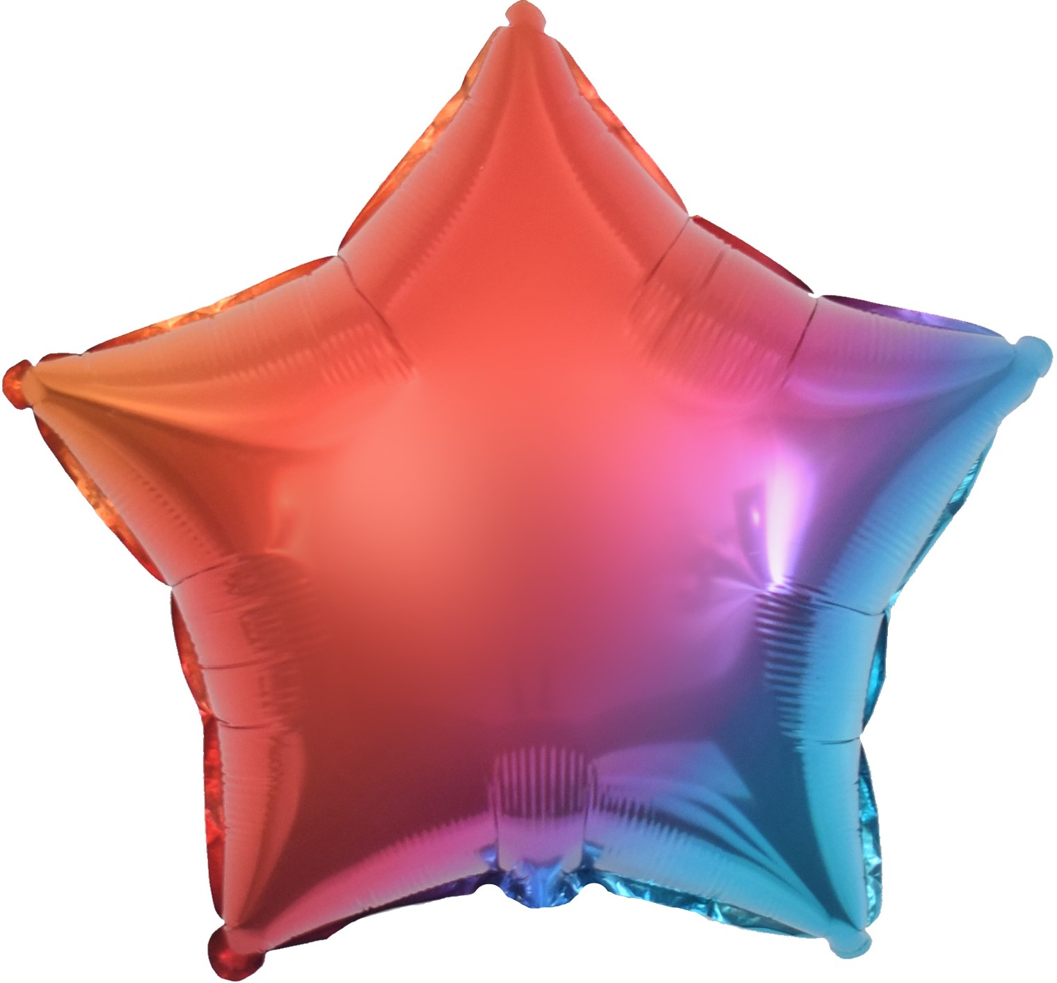 Шар (18;46 см) Звезда, Яркие оттенки , градиент , (1 шт;уп), 199120