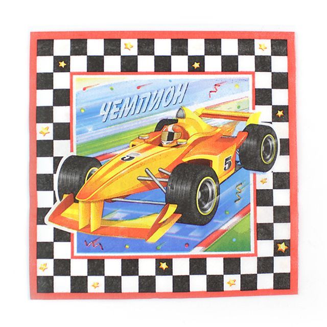 Набор салфеток 'Тачки.Чемпион', (12 шт;уп), 703014