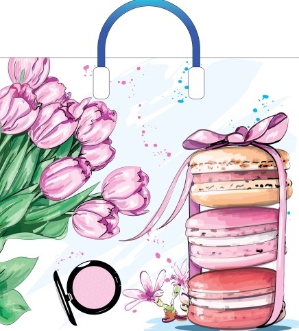 Пакет ПЭ с пластмассовыми ручками 38х34+3см (90) (Знак внимания), ПЛР58465