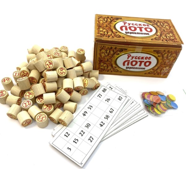 Лото 'Русское', деревянное, 4-607-155-19416-3