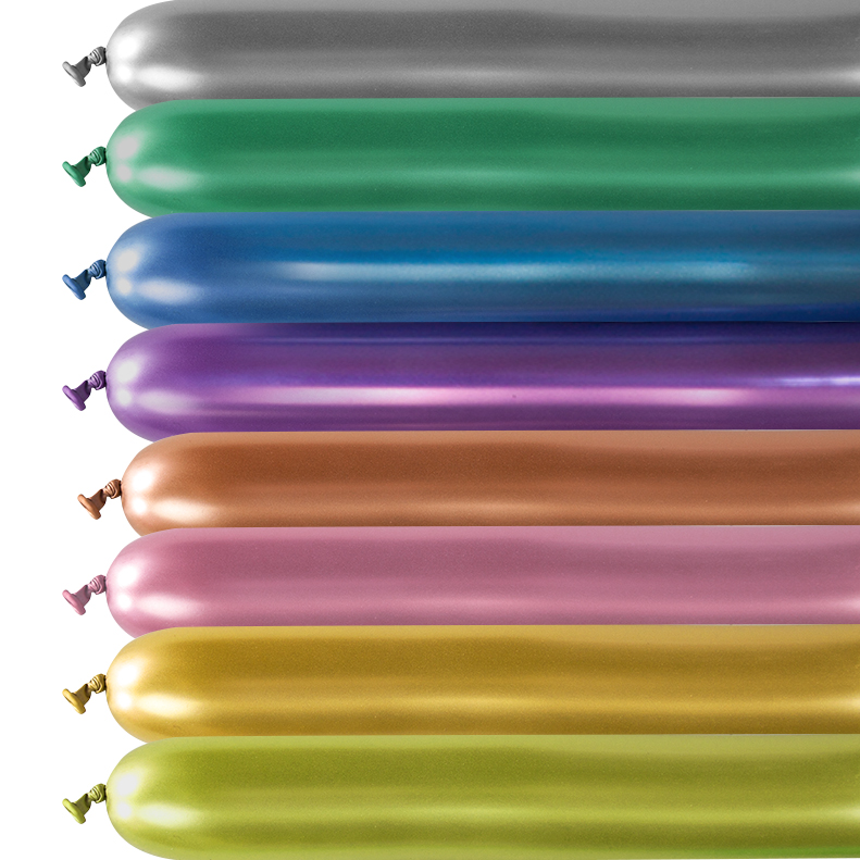 Шары для моделирования (2,5 см), ассорти, хром, (50 шт;уп), 926000