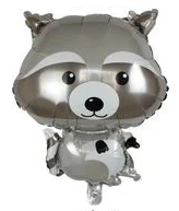 Шар фольга 'Енот', 48х65 см., Ф58