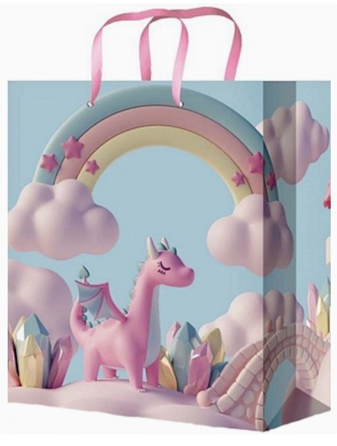 Пакет подарочный с глянц.лам. 22х31х10 см (МL) Сахарные мечты, 128 г,  ПКП-0549