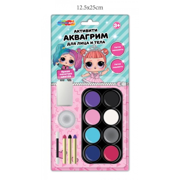 Аквагрим МИКС лол МУЛЬТИ АРТ, FACEPAINT-127095
