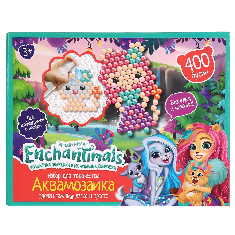 Набор д;детского тв-ва ЭНЧАНТИМАЛС аквамозаика 400 бусин МУЛЬТИ АРТ, AB400-EN1