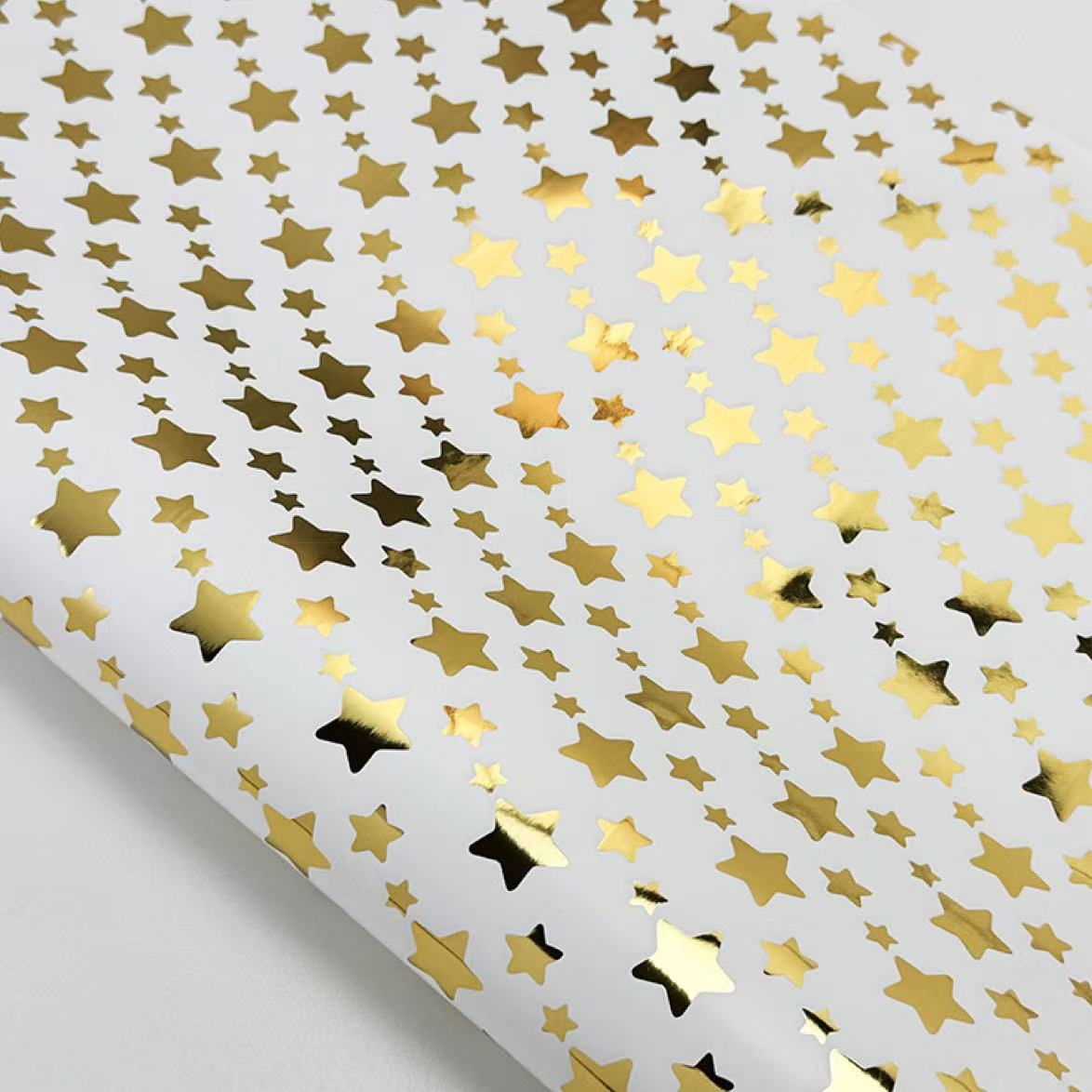 Упаковочная бумага, Золото, 70х100, (2 шт/уп), 512-003-07