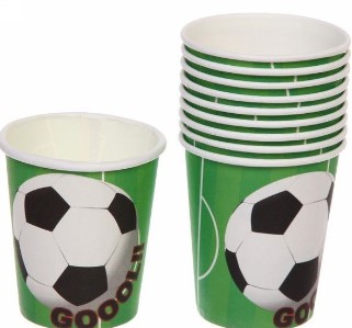 Набор стаканов бумажных Микрос 'Футбол' 250 мл, Ч48638