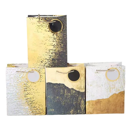 Пакет подарочный, Золотая волна, 18х10х23 мм, AR-6171