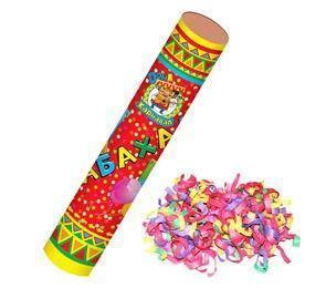 Хлопушка .Бабахалка , серпантин ( бумажный) , 15 см, X-1454