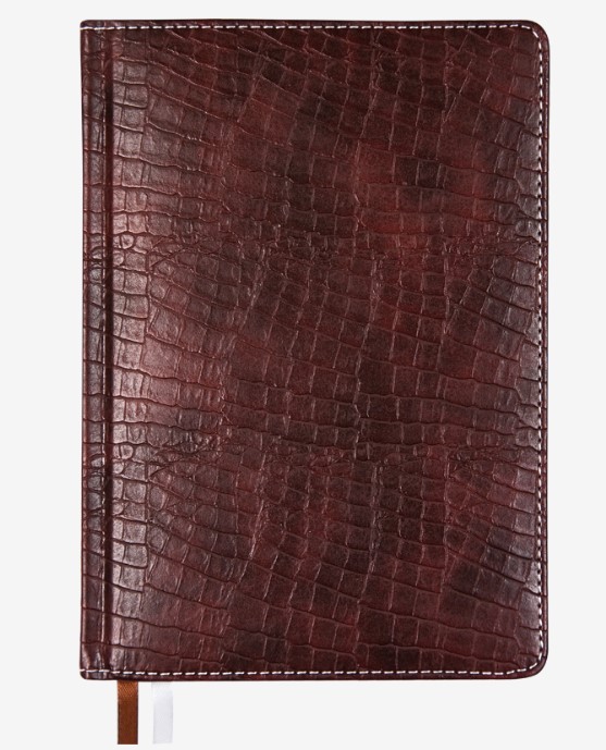 Ежедневник недатированный Attomex.Croco, A5, (145 мм x 205 мм) 272 стр, белая бумага, 2234020