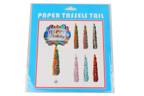 Украшение бумажное для декора 16,5 см. Go Party цвет в ассортименте, GP77007