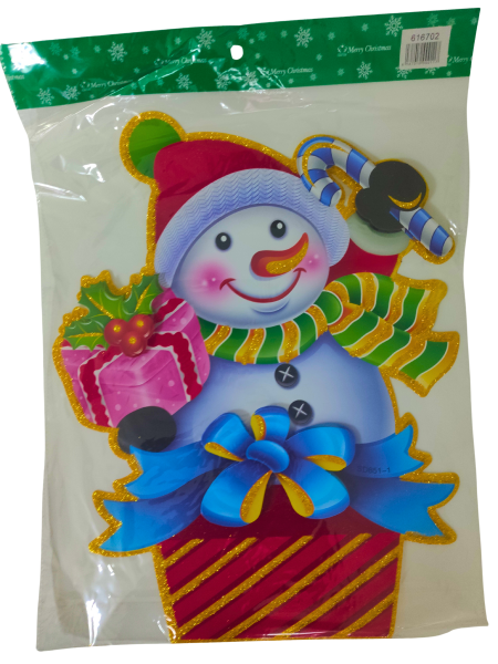 Новогодняя декоративная наклейка, 616702