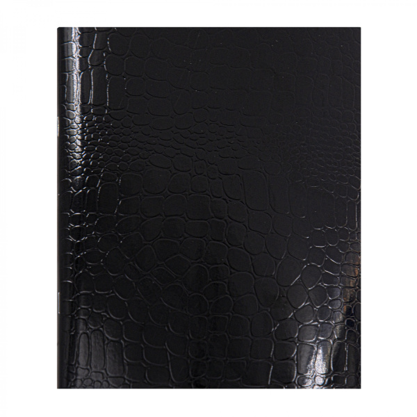 Тетрадь 48л., А5, клетка, Alingar Black Croco metallic, AL12393