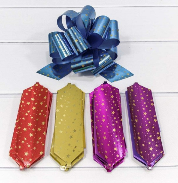 Бант-шар OMG  'Звездочки' ( микс ) 5 см, ОМ000536-50