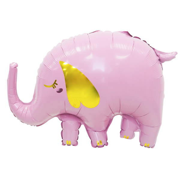 Шар фольгированный 28', Слоненок (розовый) , (1 шт;уп), 751042P